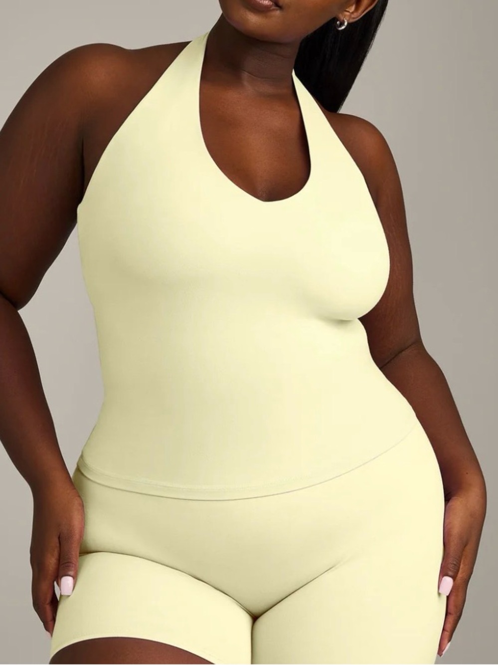 **NWT Softmotion Halter Neck Tank Top with Built in Bra size XXL